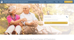 Desktop Screenshot of lifecarecenterofcharleston.com